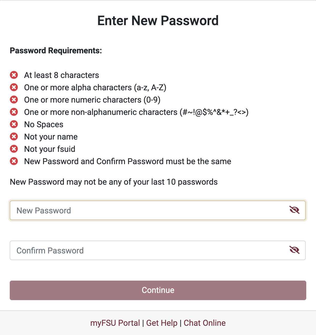 What if I forgot my FSUID username or password or my FSU email address?
