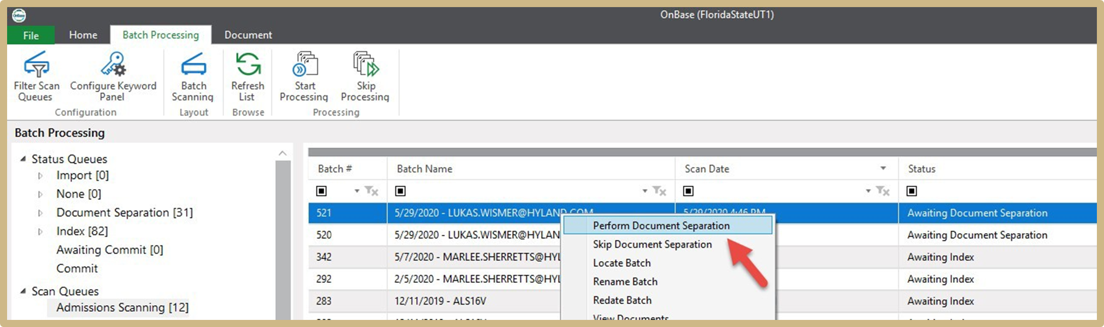 OnBase - How I use the basic functions in the OnBase Unity Client?