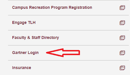 How do I log into my FSU Gartner account?